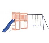 vidaXL Parque Infantil De Exterior Madera Maciza Douglas