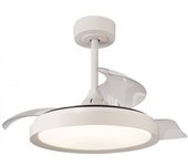 Ventilador led aspas desplegables mistral mini cct dim (40w)