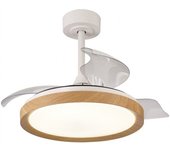 Ventilador led aspas desplegables mistral mini cct dim (40w)