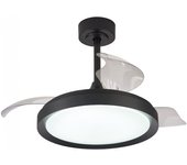 Ventilador led aspas desplegables mistral mini cct dim (40w)
