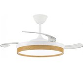 Ventilador led aspas retráctiles paneco cct dim (45w)