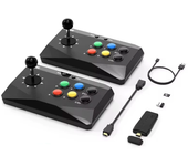 Consola de Videojuegos Y3 Arcade 4K con Teclado Arcade Integrado 10000 Juegos Stick 2.4G Reproductor de Videojuegos Inal