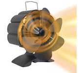 Ventilador de chimenea alimentado por calor de 4/5/6 aspas, ventilador para estufa de leña/chimenea, ventilador ecológic
