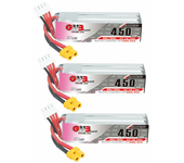 Batería Gaoneng GNB 11.4V 450mAh 80C 3S HV LiPo con enchufe XT30 para dron RC