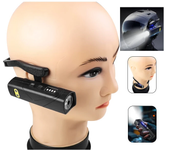 Auriculares de luz dual Bikight XPG lámpara frontal LED con batería incorporada recargable por USB luz de inducción faro