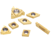 7 inserts de carburo para barra de mandrinado de torno de vástago de 12 mm Portaherramienta para torneado CCMT060204 11I
