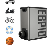 Nitecore EBP10 Bomba de Aire Eléctrica para Bicicleta 83W 144PSI 6 Modos de Inflado Manómetro Digital LED con Alta Presi