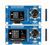 Pantalla OLED blanca de 0.96/1.3 pulgadas combinada con módulo codificador rotativo EC11,interfaz IIC para Arduinos