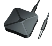 Receptor transmisor Bluetooth KN319 2 en 1 Adaptador de audio inalámbrico Bluetooth de 3,5 mm AUX Jack para altavoz TV,