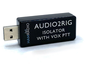Conector de tarjeta de sonido USB AUDIO2RIG para radioaficionados para radio comercial KENWOOD/YAESU/ICOM Soporta contro