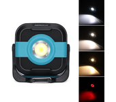 Linterna de trabajo Astrolux® WL01 1000LM Super-Bright con carga USB tipo C y Power Bank de 9000mAh. Foco regulable de c