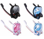 Gafas de buceo de silicona de doble tubo y secado completo Equipamiento de buceo Gafas de buceo para adultos Gafas de na