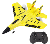 Avión de combate planeador RC de espuma EPP SU35 2526 2.4GHz 2CH con giroscopio incorporado y luz LED RTF para principia