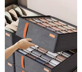 1PC Caja de almacenamiento para ropa interior de 6/7/20 compartimentos. Caja organizadora de calcetines y ropa interior.