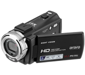 Cámara de video digital Ordro HDV-V12 1080P 30MP HD Visión nocturna por infrarrojos Zoom de 16X Cámara portátil Pantalla