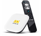 H96Max M2 2GB + 16GB TV Box RK3528 Android 13 Smart TV Box WIFI6 BT5.0 Reproductor de medios AV1 8K con control remoto d