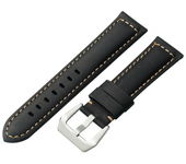 Correa de reloj inteligente de cuero de vaca retro cosido a mano de 22 mm de múltiples colores
