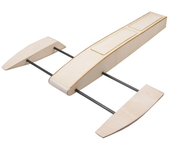 Kit de barco de velocidad RC B061 B068 DIY de madera con modelo de camarón en catamarán de apoyo lateral