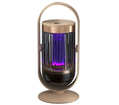 Lámpara eléctrica antimosquitos recargable por USB con batería de 1200mAh. Mata mosquitos con función de luz nocturna. F