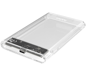 Carcasa transparente MAIWO K2510TF para disco duro de 2.5 pulgadas SATA a USB Type-C 5Gbps 6TB Carcasa externa para unid