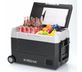 Refrigerador de coche KROAK de 12 voltios, nevera para coche de 12V y 45L con congelador de -4℉~68℉, enfriador de compre