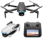 LSRC S-X1 GPS 5G FPV Digital con control remoto de pantalla LCD de 5.9 pulgadas,cámara dual 1080P HD,gimbal EIS de 3 eje