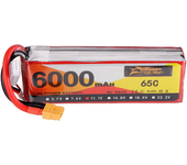 ZOP Power 11.1V 6000mAh 65C 3S Batería de Lipo con enchufe XT60 para RC Drone