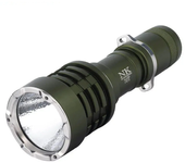 Linterna táctica Niwalker N70T 3500LM Tipo lanzador de 300M, Batería recargable tipo-C 21700, Antorcha LED táctica recar