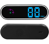 Indicador de velocidad digital con proyector Head Up,GPS,con pantalla LED a color,función de reloj,brújula y alarma de e