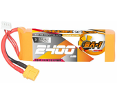 Batería Gaoneng GNB 11.1V 2400mAh 40C 3S LiPo con conector T / XT60 para coche RC 1/12 1/14 1/16 de 180-330 mm, dron sin
