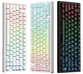 MCHOSE Jet 75 Interruptor Magnético de Efecto Hall Teclado Mecánico 80 teclas RGB Estructura de Gasket Tasa de Sondeo de