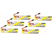 6PCS Gaoneng GNB 3.8V 530mAh 90C 1S LiHV Batería de Lipo con enchufe A30 para Sub250 Nanofly20 Emax Tinyhawk S BetaFPV B