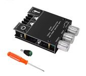 Placa de amplificador ZK-502MT bluetooth 5.0 2x50W Módulo de audio estéreo de alta potencia Control de graves y agudos E