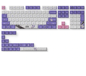 Kit de teclas PBT Kuromi de Akko con 129 teclas Perfil JDA Sublimación para teclados mecánicos