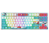 Teclado mecánico para juegos XVX M87 de 87 teclas con conmutadores Gateron Red intercambiables en caliente, teclas PBT y