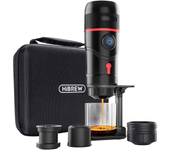 Máquina de café portátil multifuncional HiBREW, café en polvo y cápsula Dolce Gusto con cable de carga USB, adaptador de