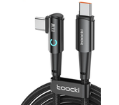 Cable Toocki TQ-X25 5A 100W Tipo C a Tipo C PD carga rápida transmisión de datos núcleo de cobre 1M/2M largo para iPhone