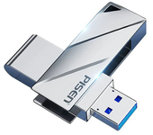 Unidad Flash Pisen USB3.0 256G/128G/64G 120MB/S Velocidad de Lectura Rápida Pendrive 360° Rotatorio Portable de Aleación