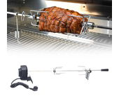 Parrilla eléctrica de acero inoxidable,suministros para barbacoa,juego de herramientas para barbacoa,pincho de barbacoa