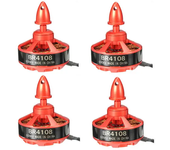 4X Racerstar Racing Edition 4108 BR4108 600KV 4-6S Motor Brushless para 500 550 600 RC Drone Carreras de FPV