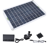 Kit de bomba de agua solar para fuente de 50W, panel solar sumergible, bomba alimentada por energía solar para estanque