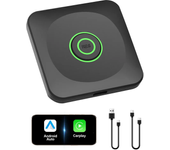 Convertidor Carplay 2 en 1 de cableado a inalámbrico, dongle Plug & Play, convierte el adaptador Carplay a inalámbrico,