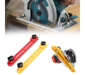 Guía de sierra circular eléctrica para carpintería, guía de posicionamiento rápido, soporte ajustable para máquina de co