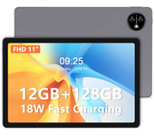 Tableta VASOUN M60 UNISOC T606 Octa Núcleo 6GB RAM + 6GB de Memoria Virtual 128GB ROM 4G LTE de 11 Pulgadas Android 13