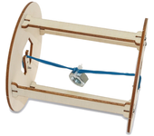 Experimentos científicos educativos de bricolaje de madera juguetes de educación temprana rueda mágica para niños