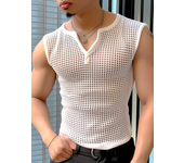 Camiseta sin mangas para hombre de INCERUN con parte superior hueca de ropa