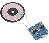 Módulo receptor de carga inalámbrica Qi para cargador de teléfono móvil Micro USB DC 5V 2A 10W para electrónica DIY
