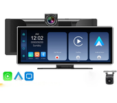 YUEHOO 11.26'' Estéreo para coche Carplay con cámara 4K HD, pantalla táctil inalámbrica, reproductor multimedia Bluetoot
