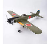 Avión RC Kootai Ki84 WWII Fighter con envergadura de alas de 690 mm, 2,4 GHz, 4CH, giroscopio incorporado, conmutación 3
