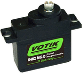 VOTIK 8482 MG-D 16g Mini Servo Digital con Engranajes Metálicos Núcleo de CC para Aviones RC de Ala Fija Helicóptero